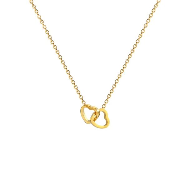 interlocking hearts necklace